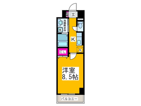 リーベル　クリサンスの物件間取画像